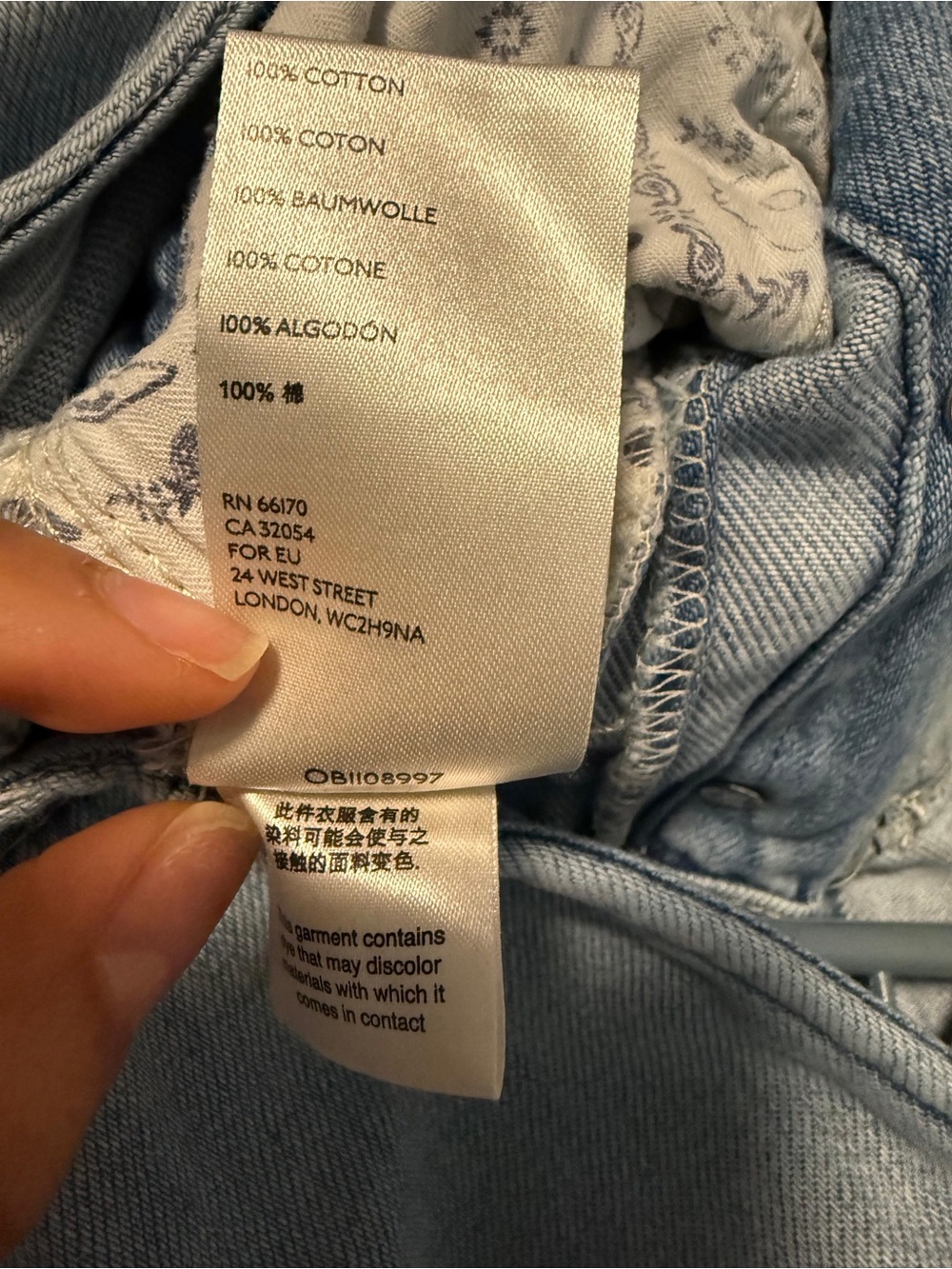 Free People - We The Free Blue Fast Car Sleeveless Denim Utility Jumpsuit Sz: S - Picture 12 of 12